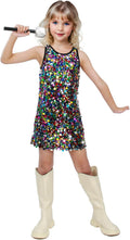Girls Sequin Dress Sparkly Sleeveless Costume - Performance Ready