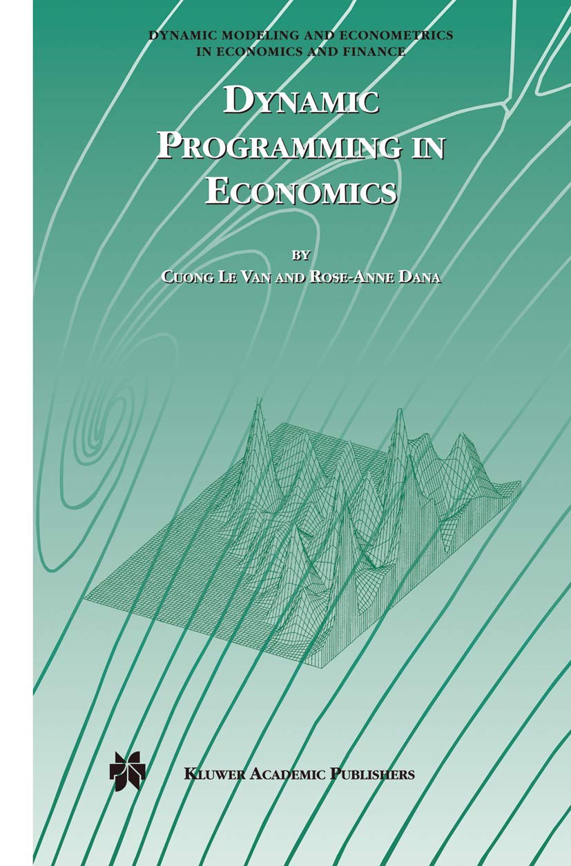 Dynamic Programming in Economics: A Comprehensive Guide