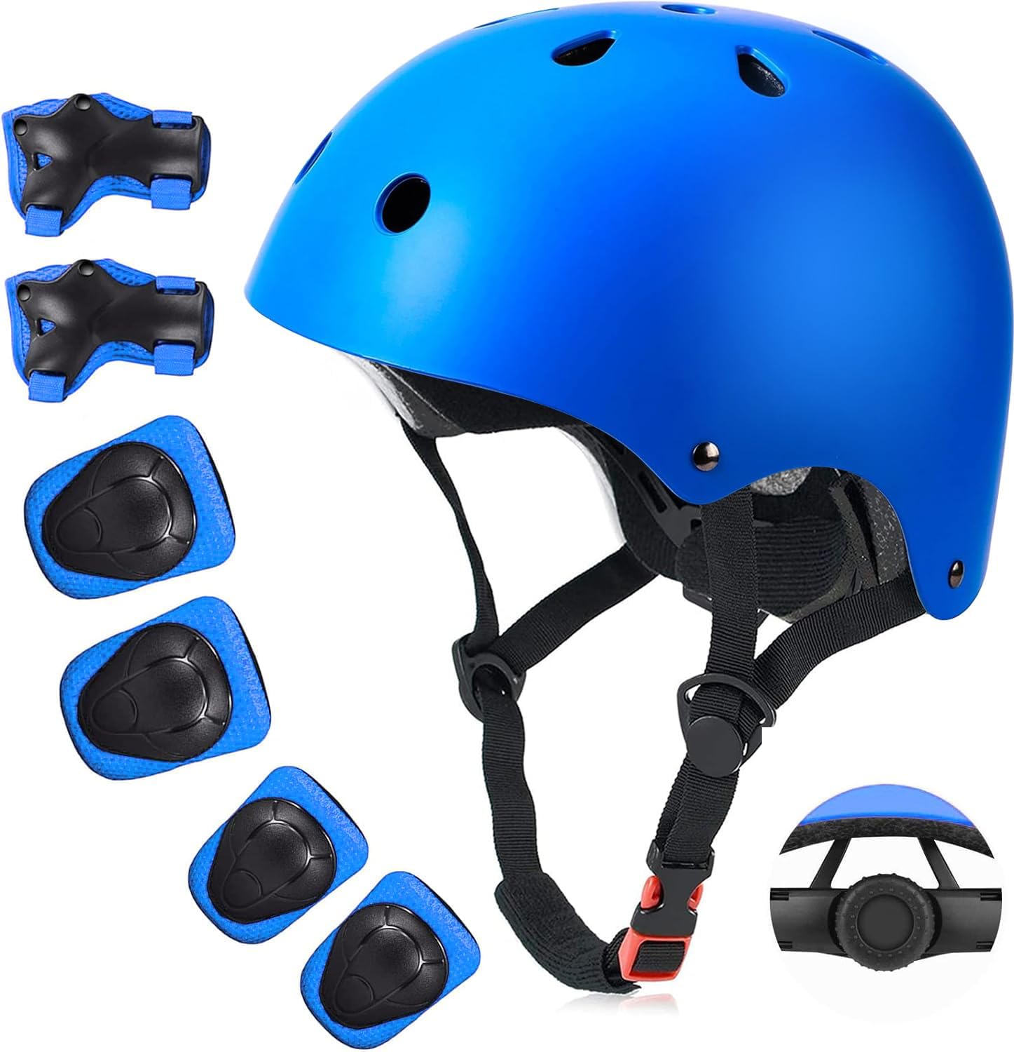 Kids Bike Helmet Set with Protective Gear for Ages 3-15