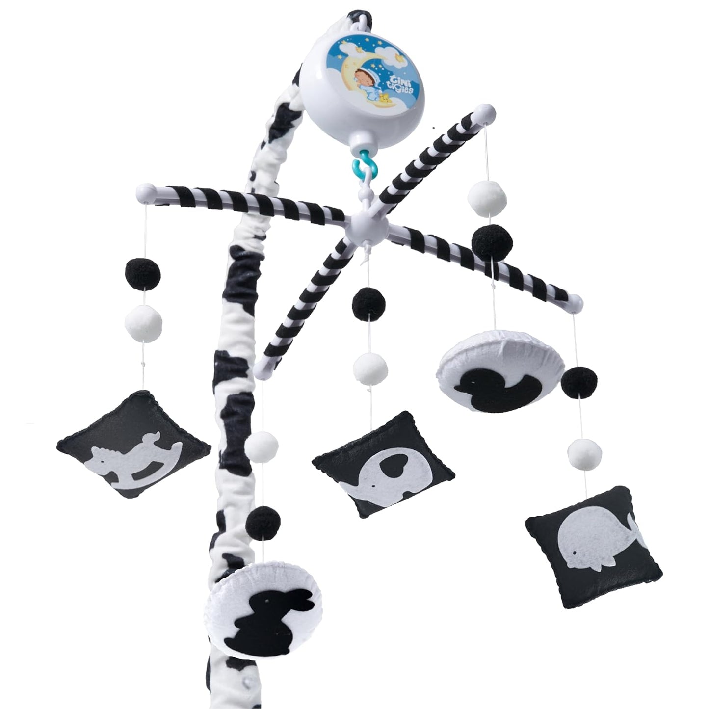 Montessori Mobile Baby for Crib with Digital Music Box Features
