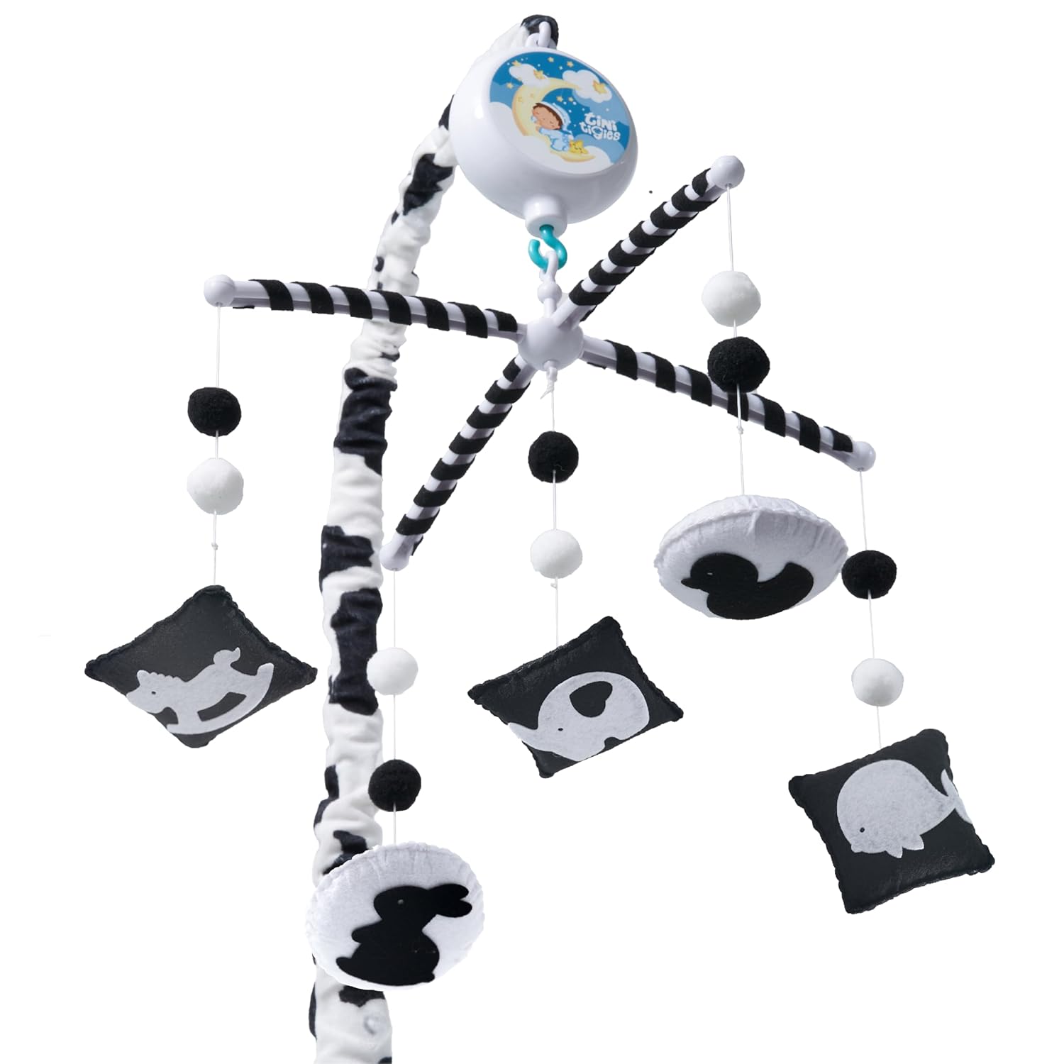 Montessori Mobile Baby for Crib with Digital Music Box Features