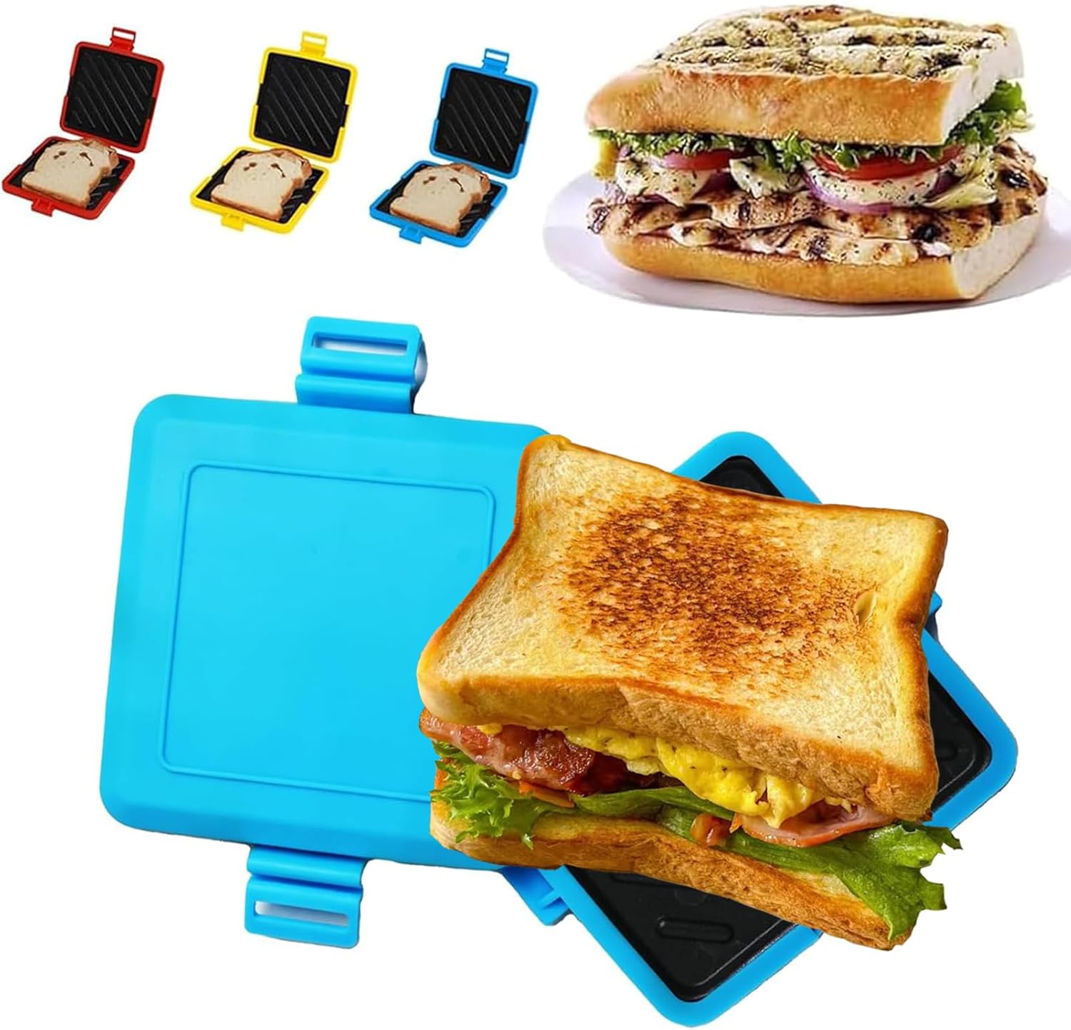 Wireless Microwave Sandwich Maker - Fast & Time Saving