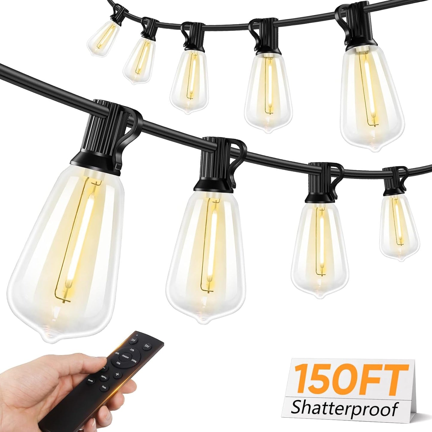 Brightever LED Outdoor String Lights for Perfect Ambiance
