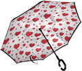 FLildon Romantic Love Inverted Umbrella - Windproof & Waterproof
