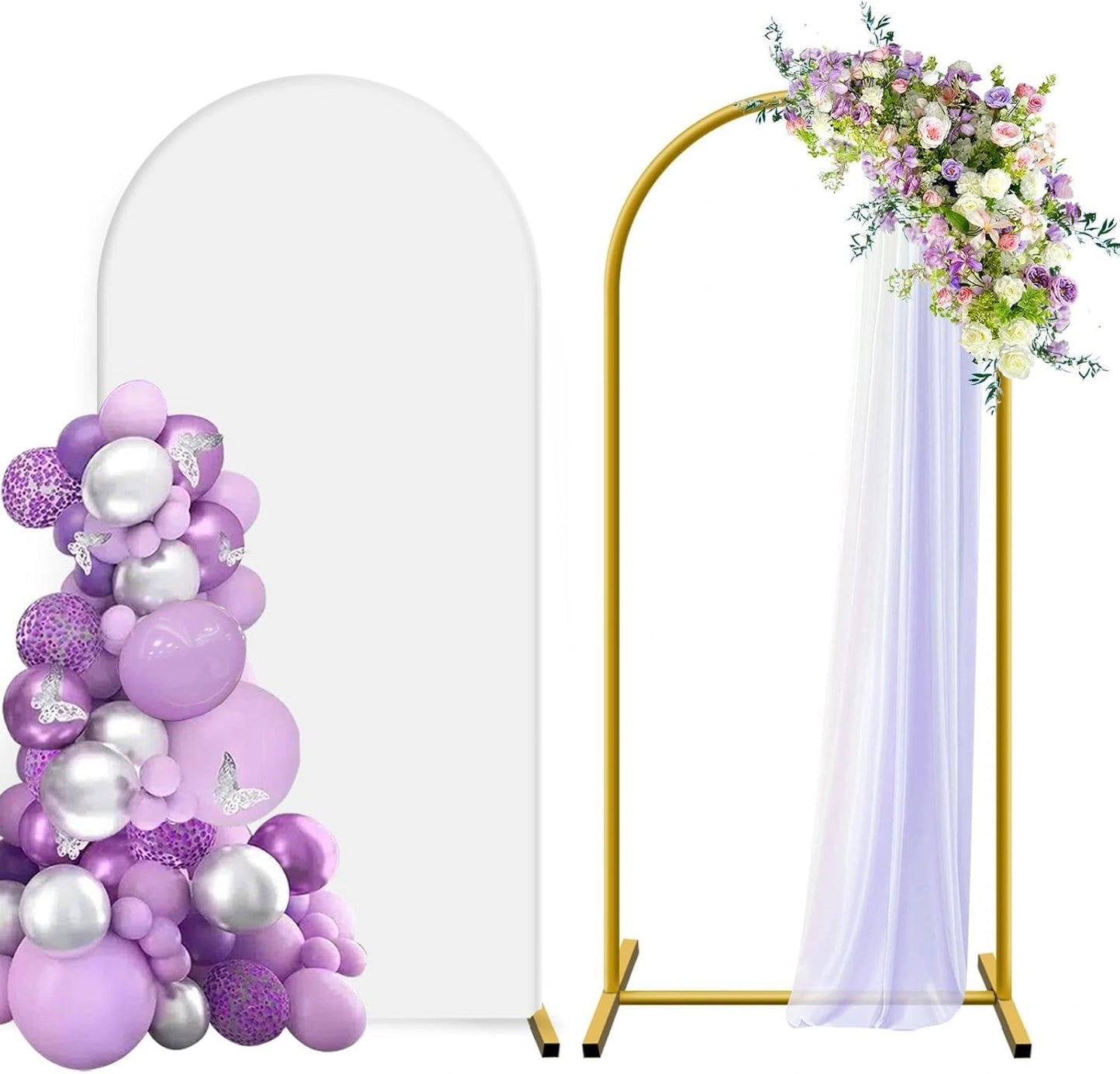 Stunning Metal Arch Backdrop Stand for Weddings and Events