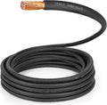 1/0 Gauge AWG 175 ft Black Pure Copper Welding Cable - Flexible, Heavy