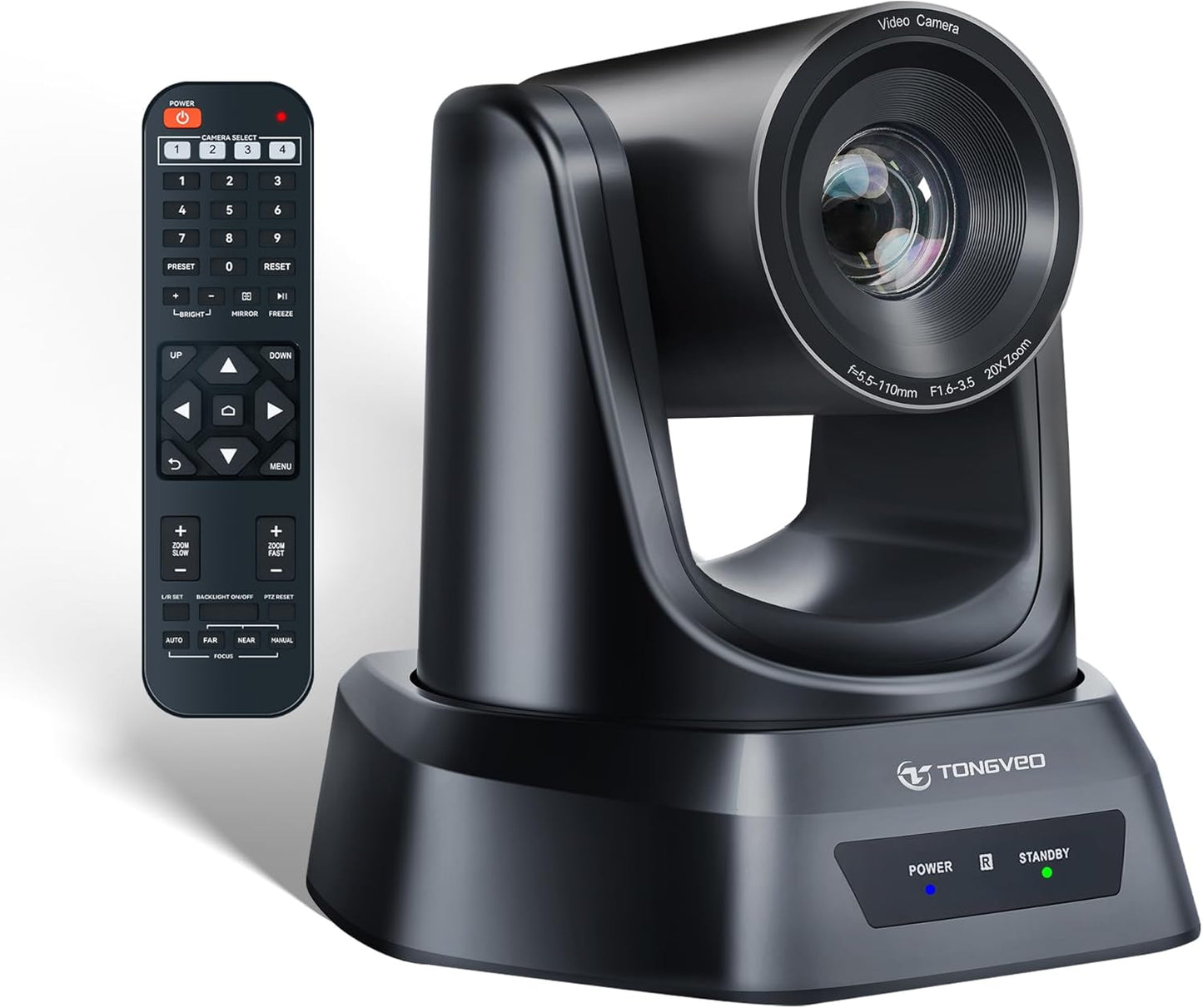 PTZ Camera 20X Optical Zoom for Live Streaming and Video Conferencing