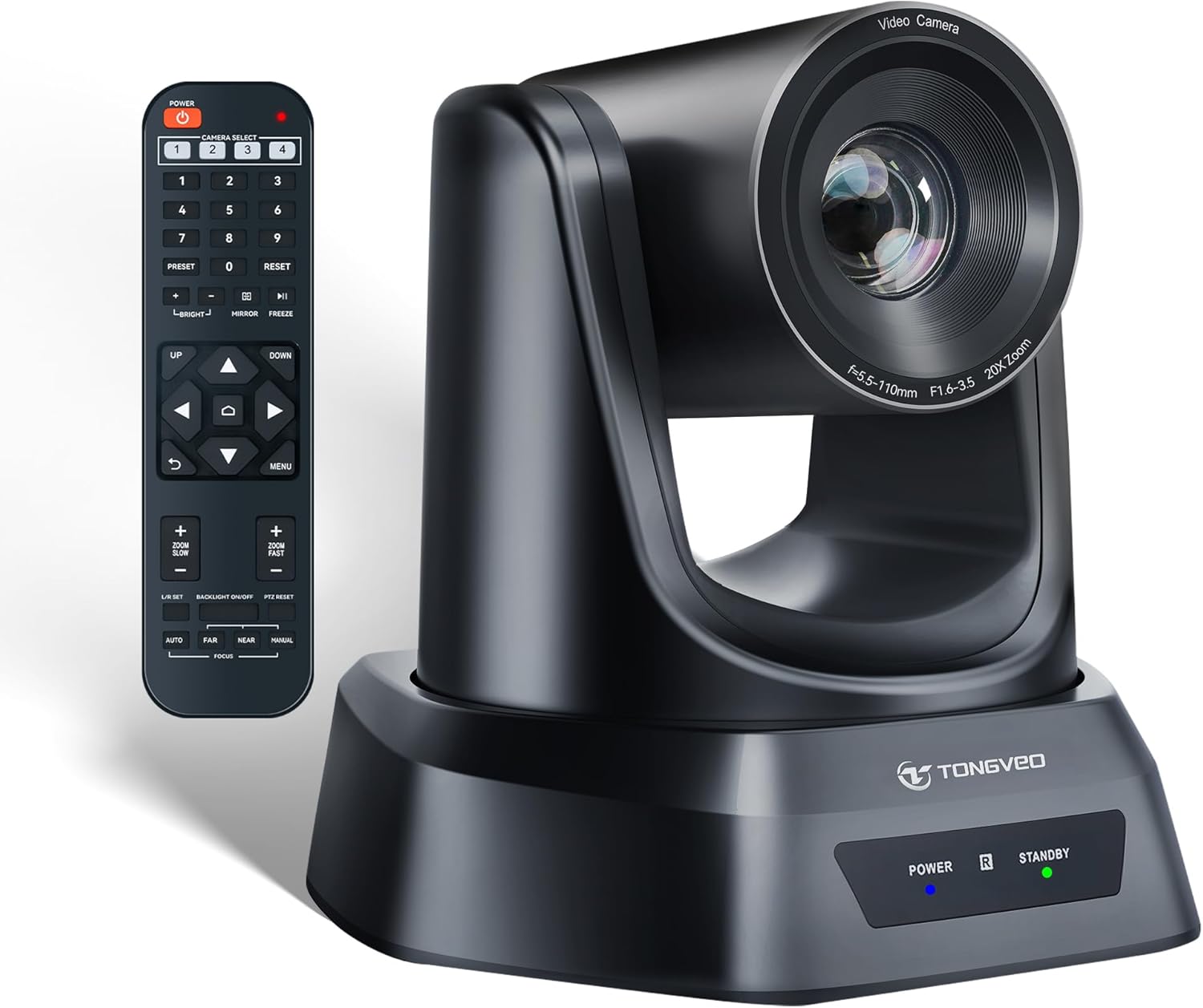 PTZ Camera 20X Optical Zoom for Live Streaming and Video Conferencing