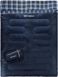 Double Sleeping Bag for Adults Queen Size - Machine Washable