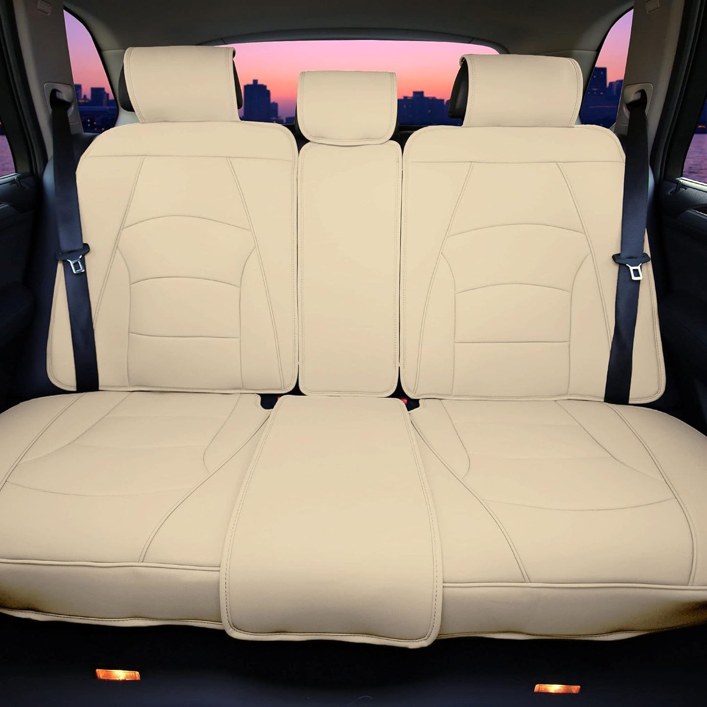 Ultra Comfort Faux Leather Seat Cushions for Cars and SUVs