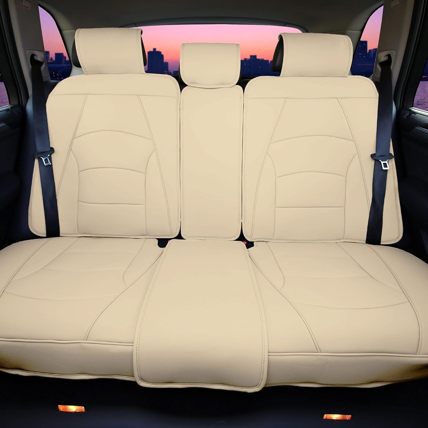 Ultra Comfort Faux Leather Seat Cushions for Cars and SUVs