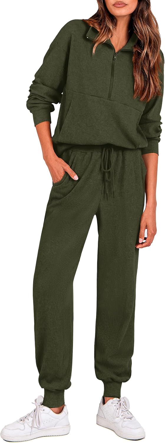 PRETTYGARDEN Women's Fall 2 Piece Lounge Sets for Comfort