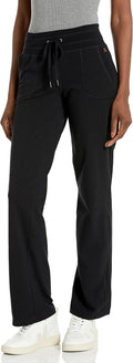 Danskin Essentials Drawcord Pant - Comfortable Cotton Stretch Fit