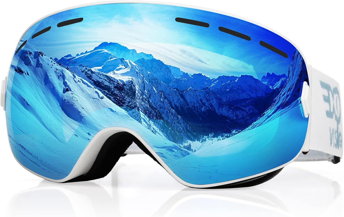 EXP VISION Anti-Fog Snow Goggles - Clear Vision To Max