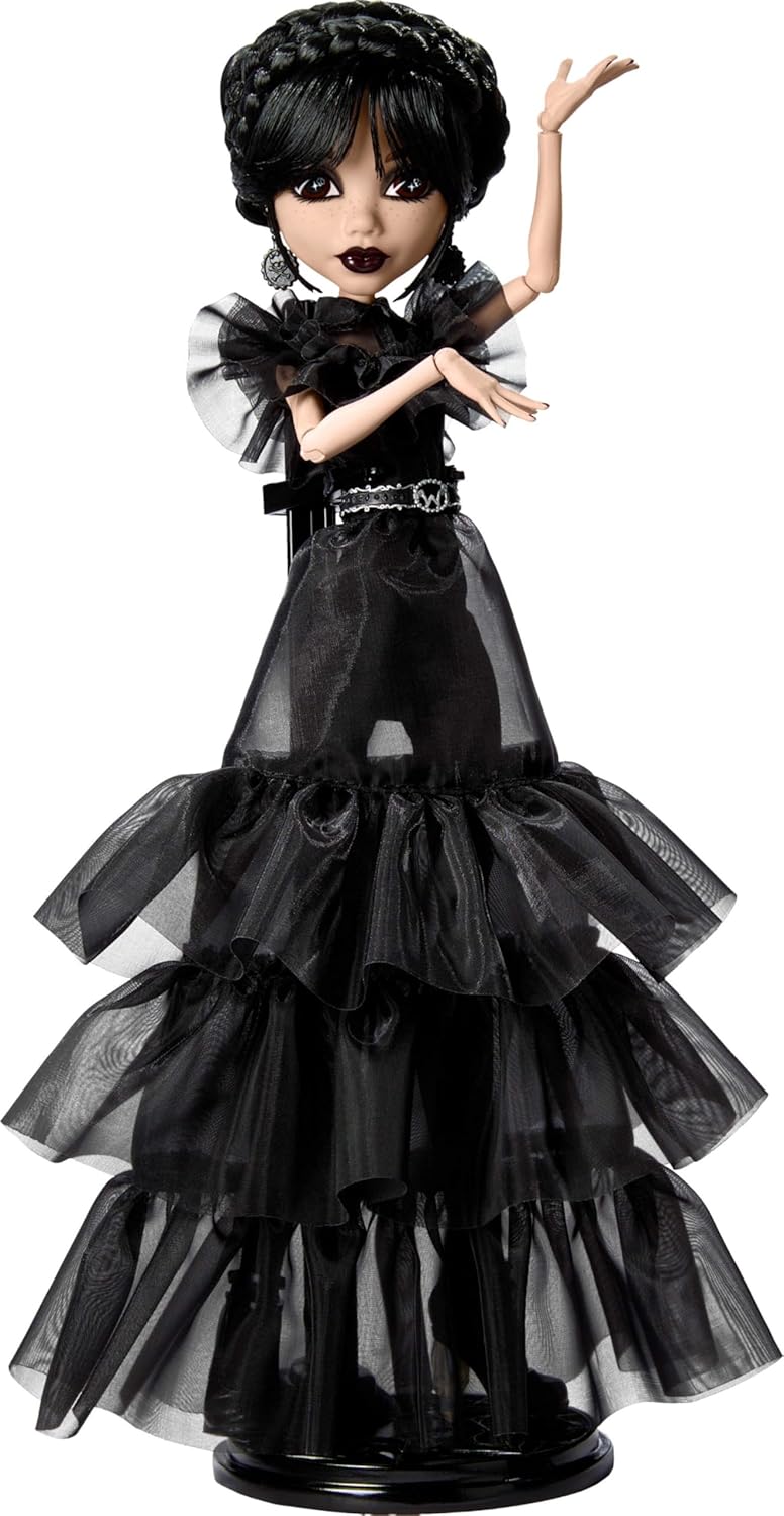 Monster High RaveN Wednesday Doll in Gothic Gown with Accessories
