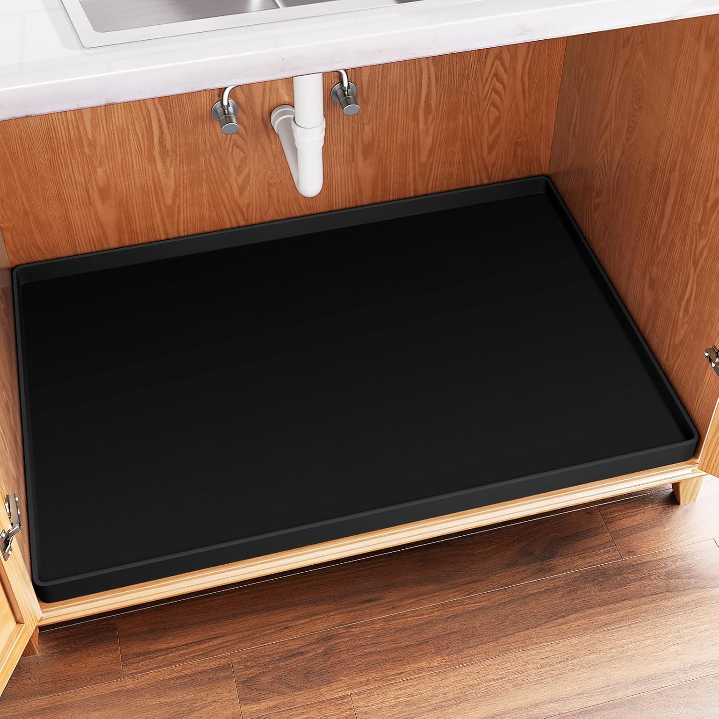 FLATO Waterproof Under Sink Mat for Kitchen and Bathroom Use