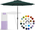 Midtown Umbrellas 9 ft Patio Umbrella - No-Fade Forest Green