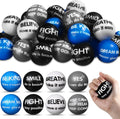 Motivational Stress Balls 48 Pack - Colorful Inspiring Squeeze Toys