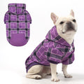 KOOLTAIL Plaid Dog Hoodie - Warm Winter Pet Sweater