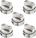 Stove Knobs Replacement AEZ73453509 Set of 5 - Fits LG Gas Range