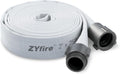 ZYfire 2in ID x 25 FT Fire Hose with Aluminum Couplings for Safety