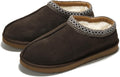 Project Cloud Mens Slippers Genuine Leather with Shearling Lining them