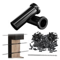 1/8 in Black Cable Railing Protector Sleeves Pack - Clean Deck Finish
