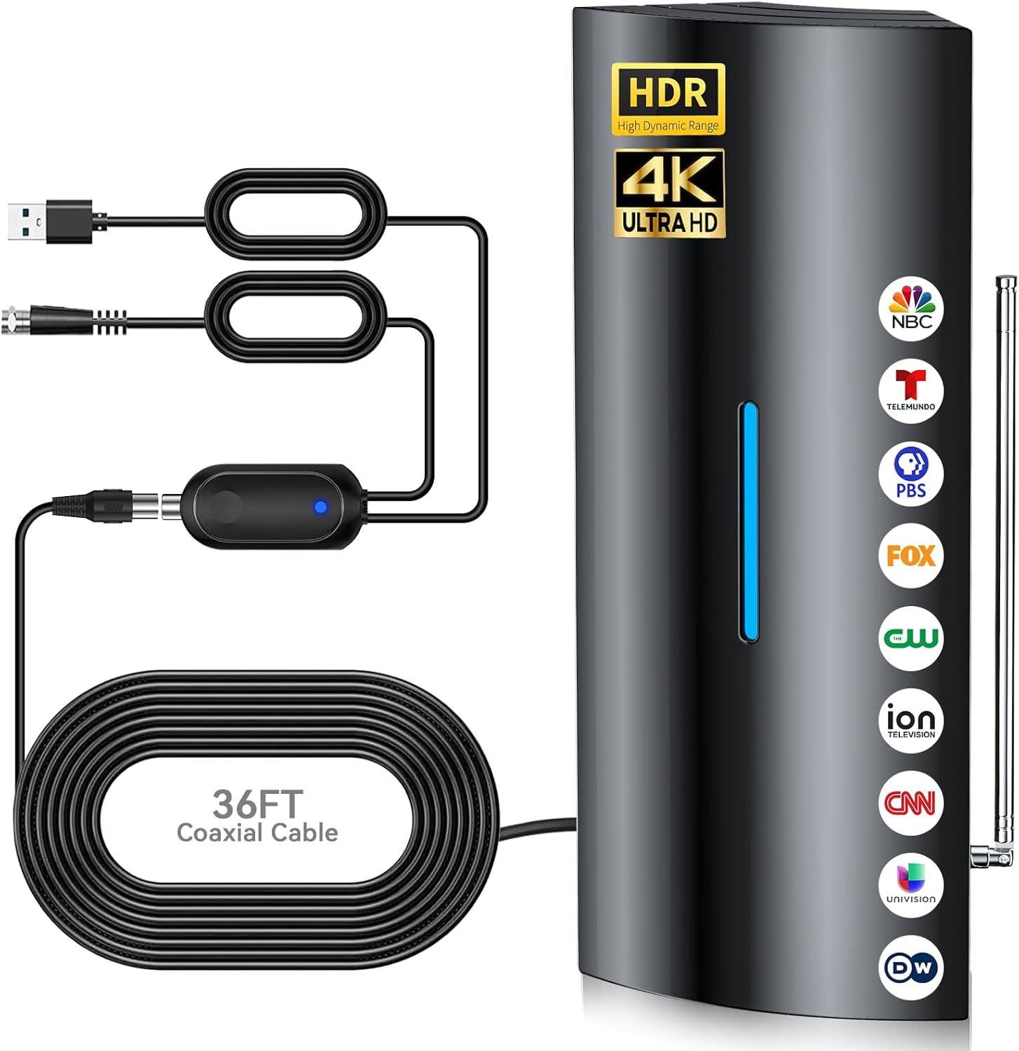 LALEI Strongest Indoor TV Antenna - 4K 8K HD Quality