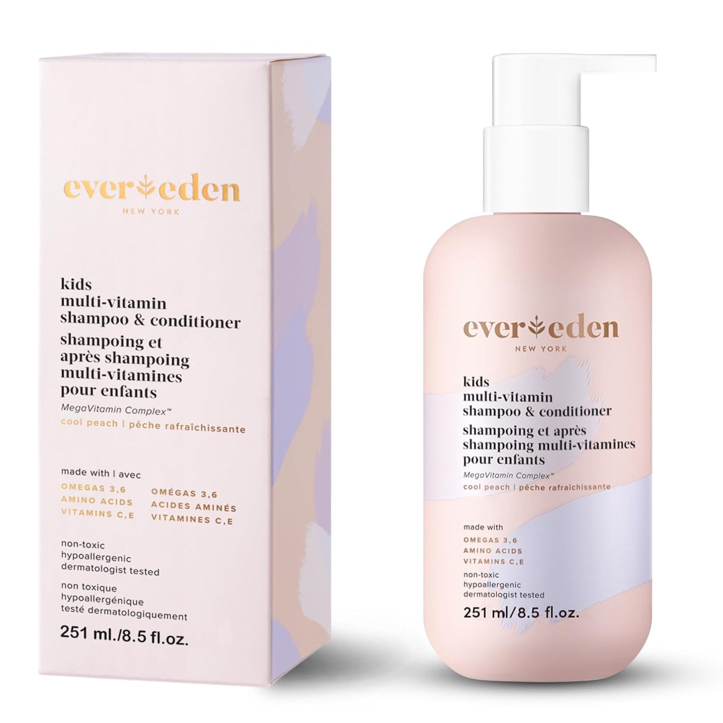 Evereden Kids 2-in-1 Shampoo: Gentle Peachy Cleanse