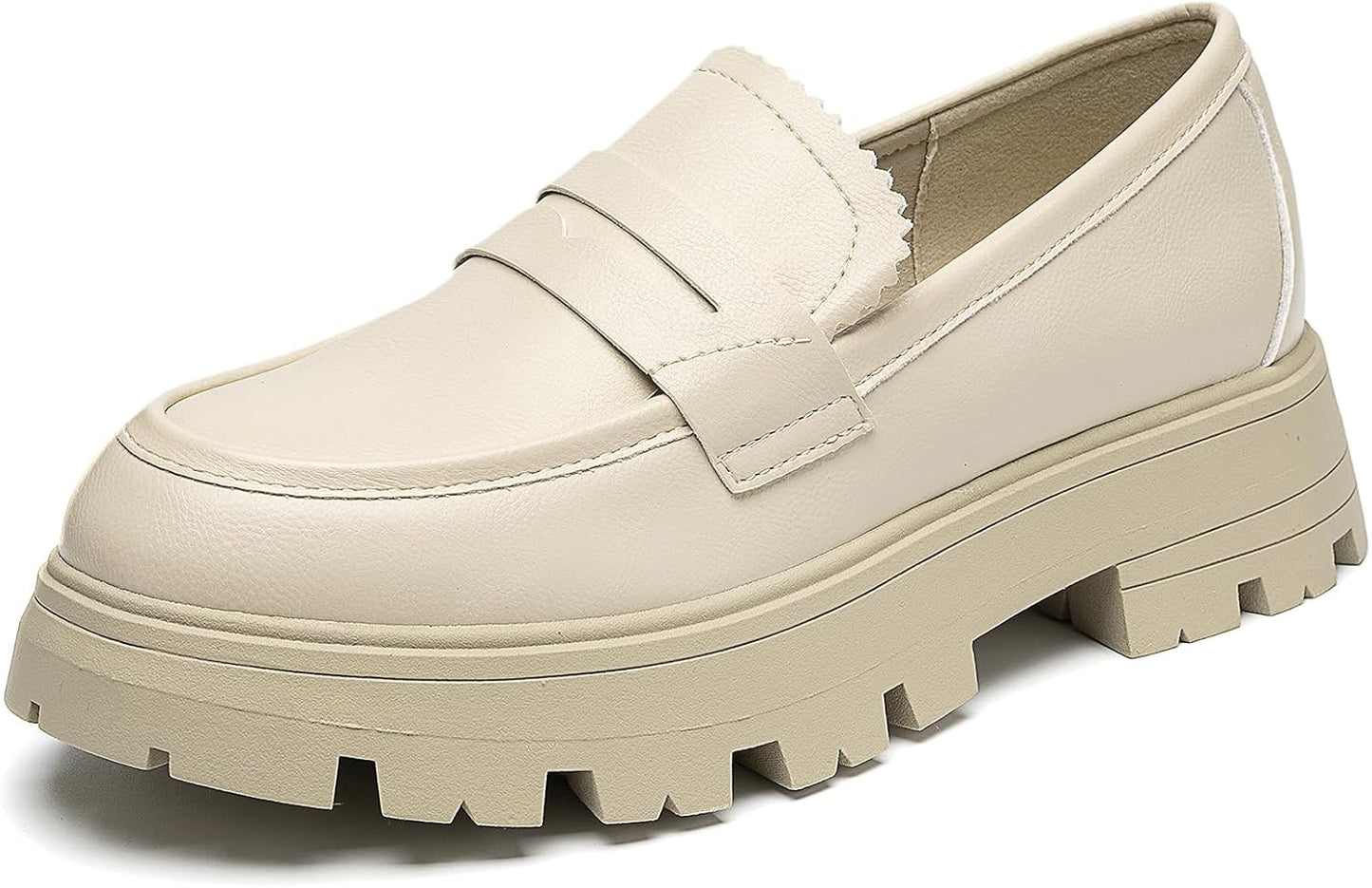 Cestfini Platform Chunky Loafers for Women - Elevate Your Style