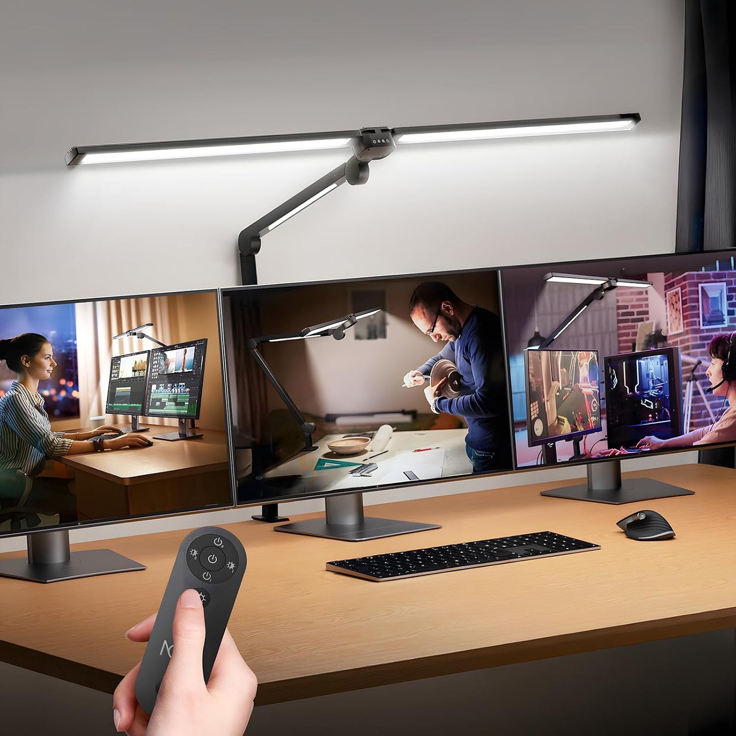 NGTeco Ultra Bright LED Desk Lamp - Eye-Caring & Adjustable