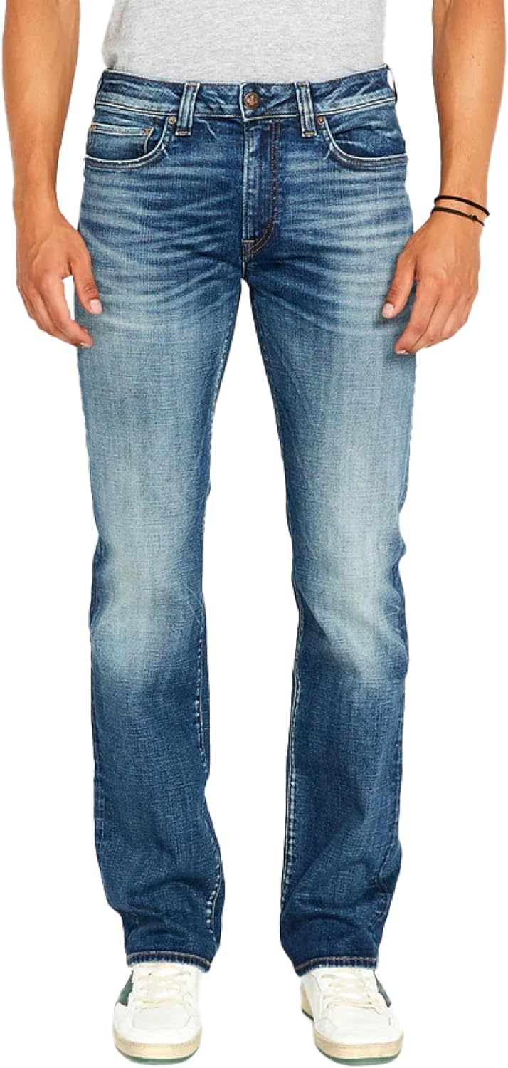 Buffalo David Bitton Mens Relaxed Straight Leg Driven Jean Review
