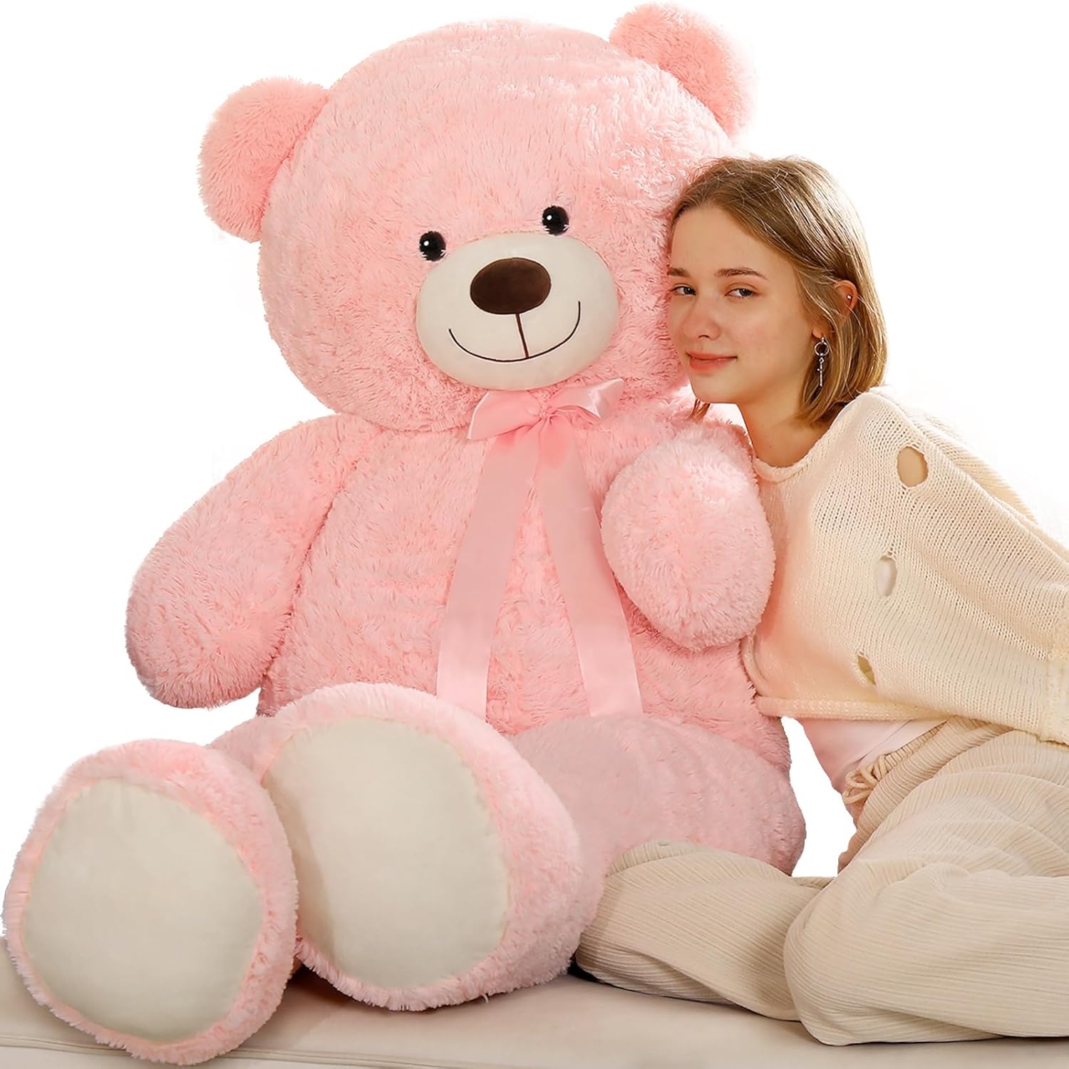 Giant Teddy Bear Stuffed Animal for Kids and Girlfriends