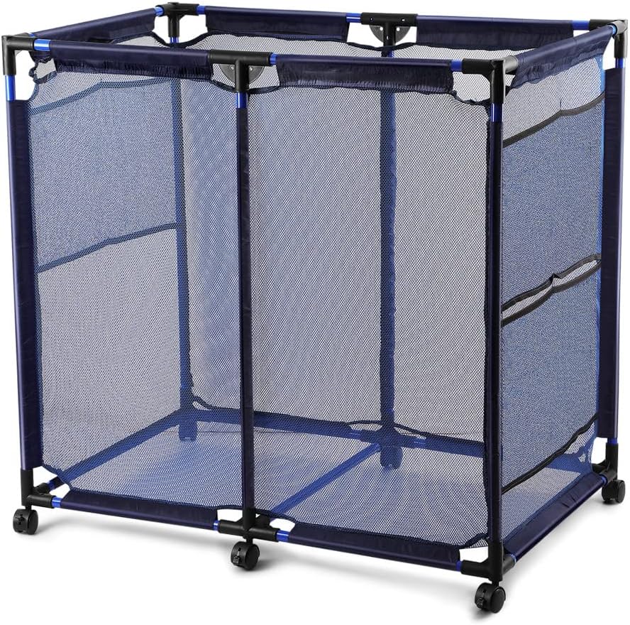 JEFEE Pool Storage Bins with Wheels for Easy Organization