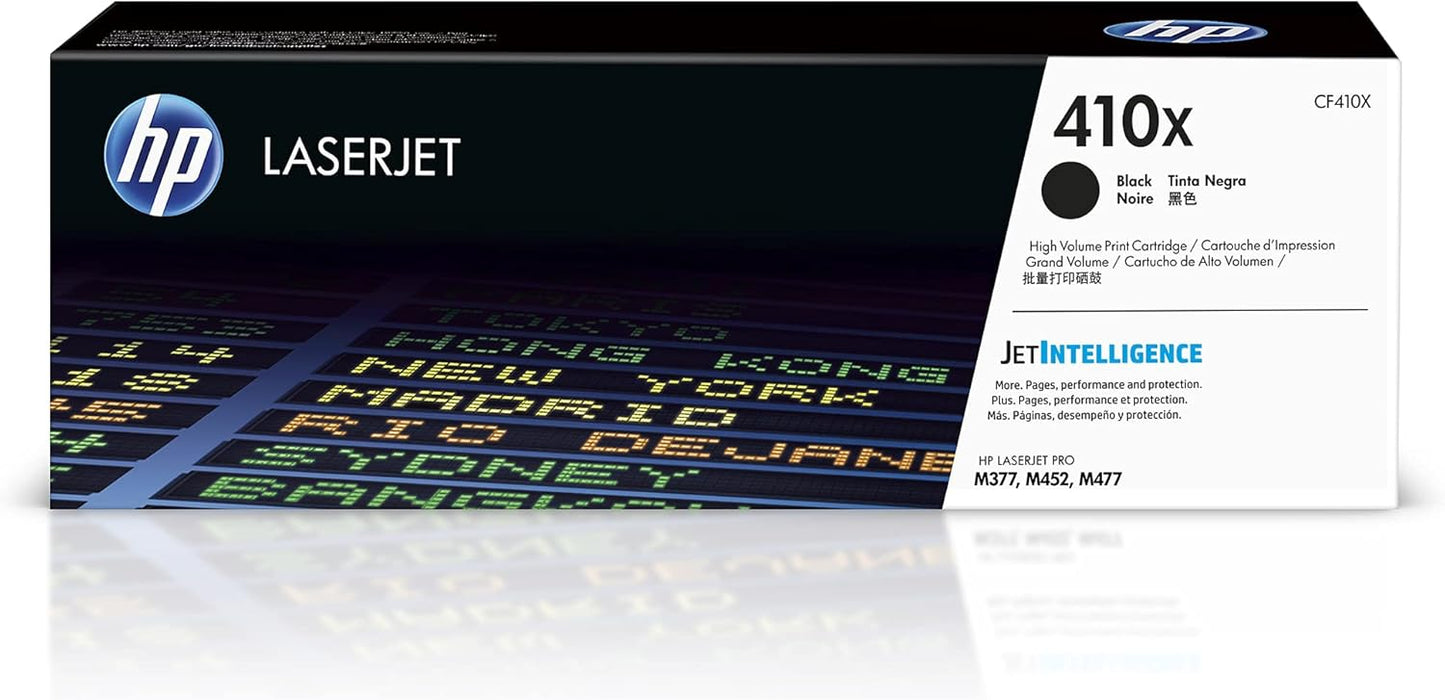 HP 410X Black High-Yield Toner | For Vibrant Prints