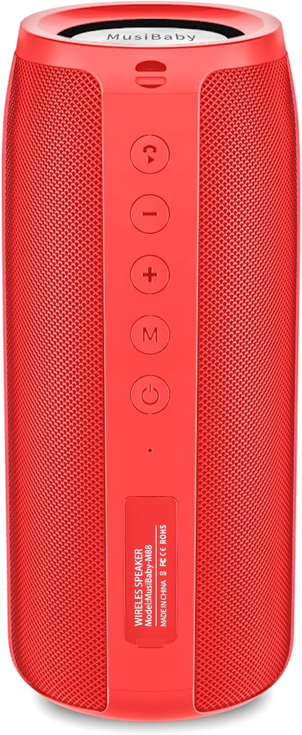 Wireless Dual Pair Speaker, Rich Bass, Long Playtime - M88