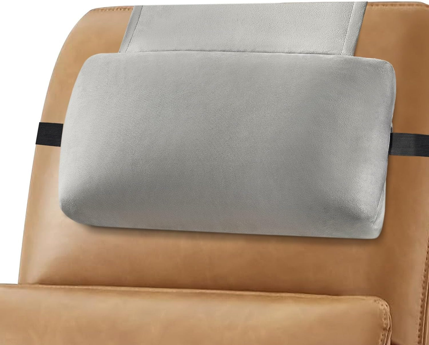 Adjustable Shredded Memory Foam Head Pillow for Recliners