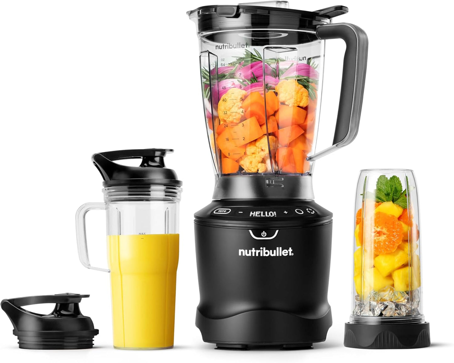 NutriBullet SmartSense Blender 5-speed, 1400W Matte Black