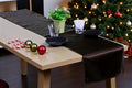 MDS Satin Table Runners 15 Pack 12 x 108 in - Coffee Holiday Decor