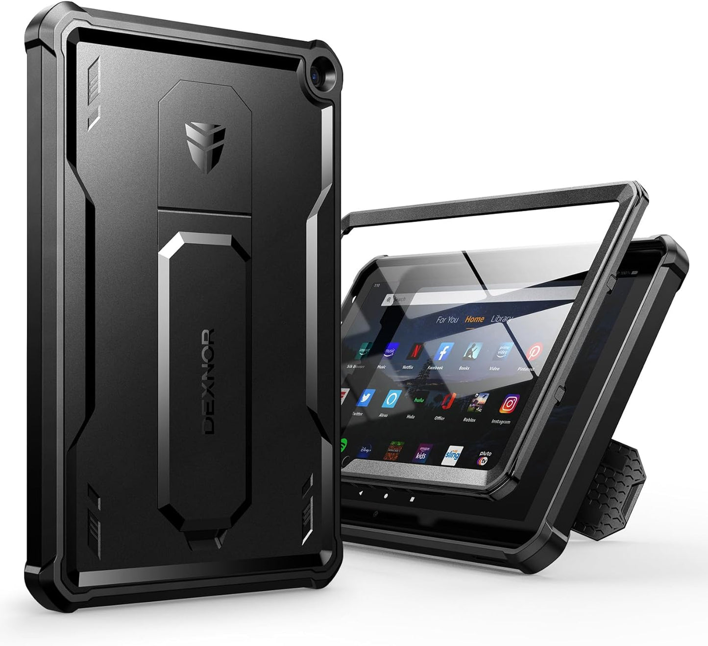 Dexnor Tablet Case for Fire HD 10 & 10 Plus with Kickstand