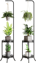 COPREE 2-tier Hanging Plant Stand for Indoor and Outdoor Use