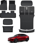 Floor Mats for 2025 2026 Tesla Model Y Juniper 8PCS All Weather Set