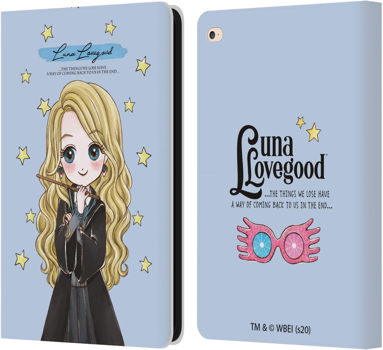 Harry Potter Luna Lovegood Leather Wallet Case for iPad Air 2