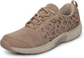Orthopedic Knit Coral Sneakers for Women - Everyday Support OrthoFeet