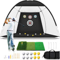 ANNICOOS Golf Net: Swing Training Aid + Target Mat