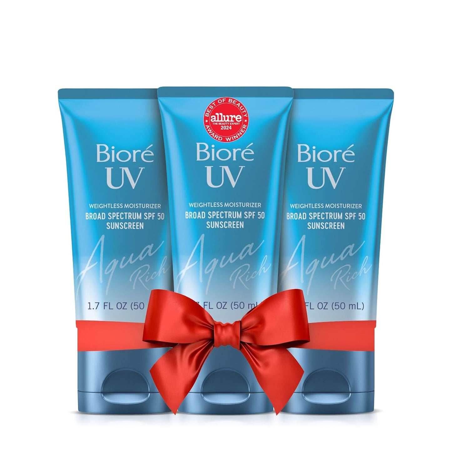 Biore UV Aqua Rich Daily Hydrating Facial Moisturizer with SPF 50