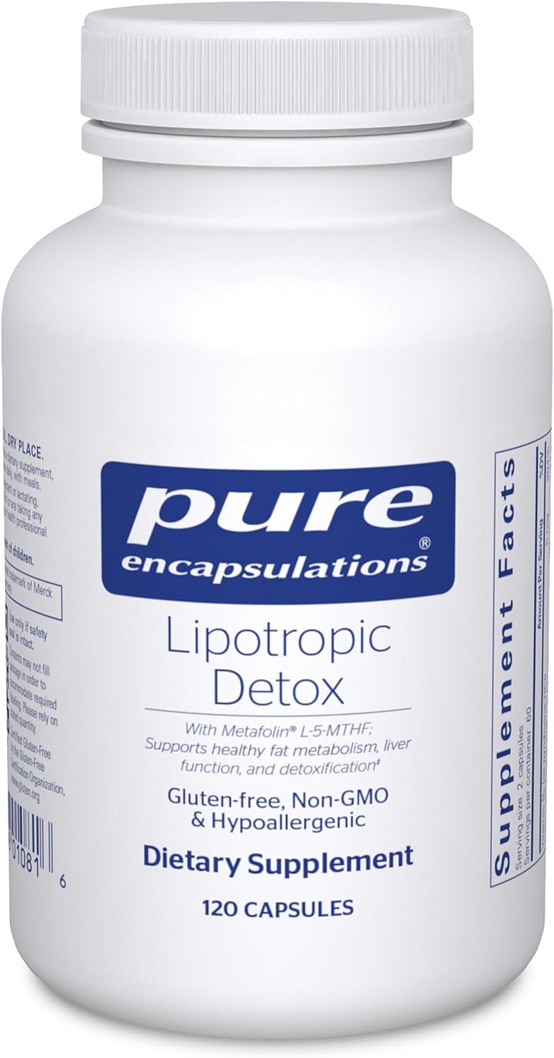 Lipotropic Detox Supplement for Liver Function and Detoxification
