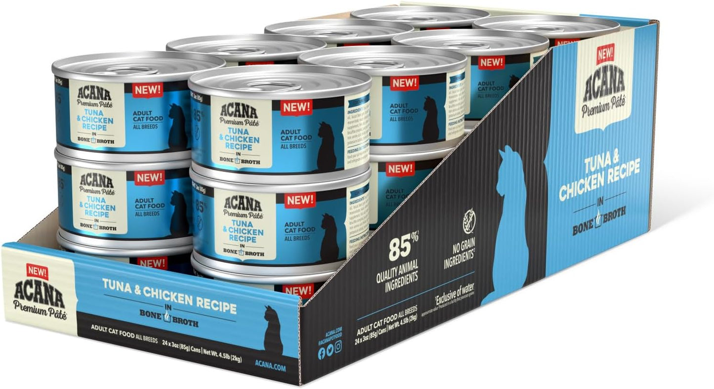 ACANA Premium Pate Wet Cat Food with Tuna and Chicken Recipe