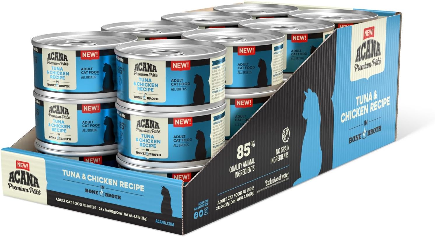 ACANA Premium Pate Wet Cat Food with Tuna and Chicken Recipe