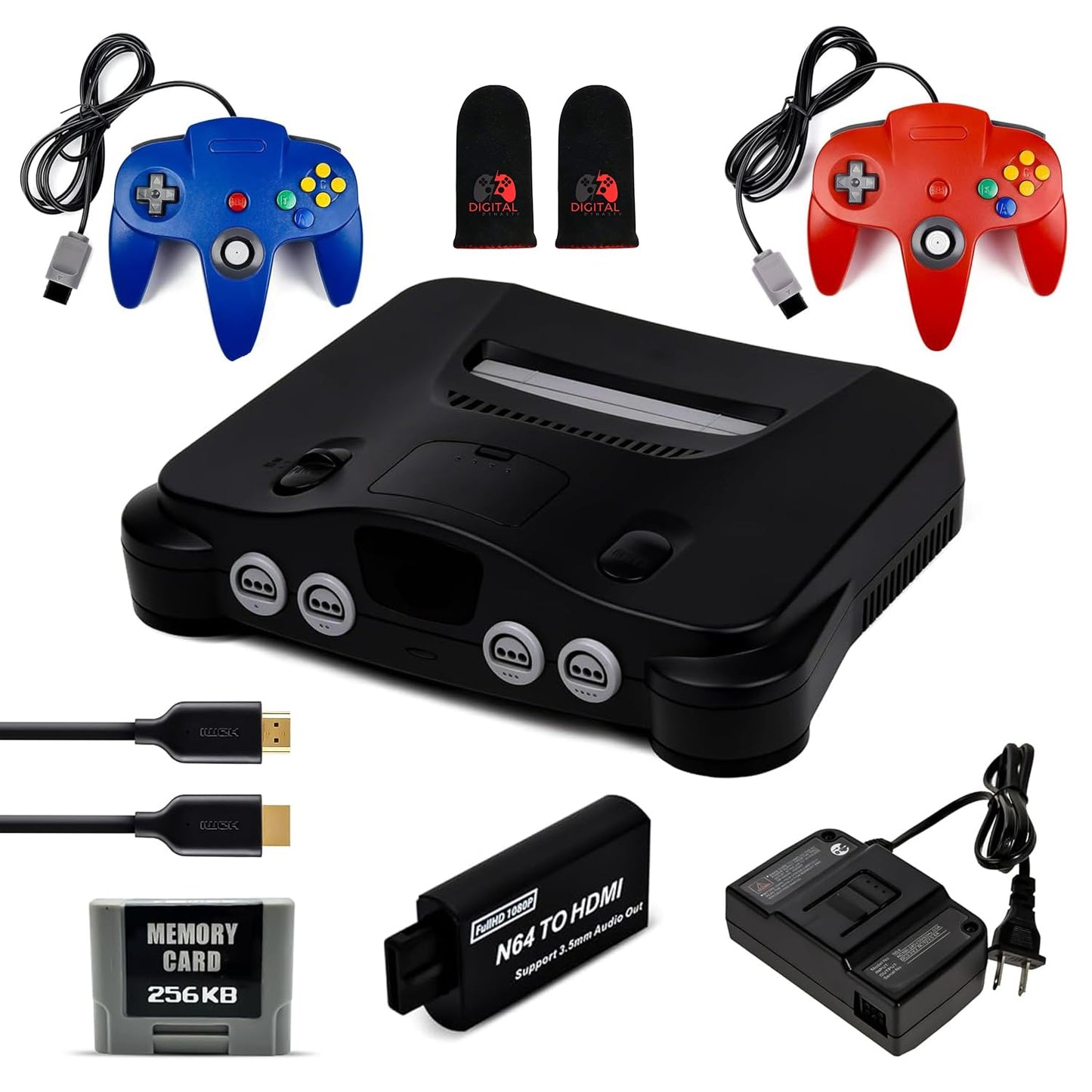 Nintendo 64 Console Premium with 2 Controllers and HDMI Cable